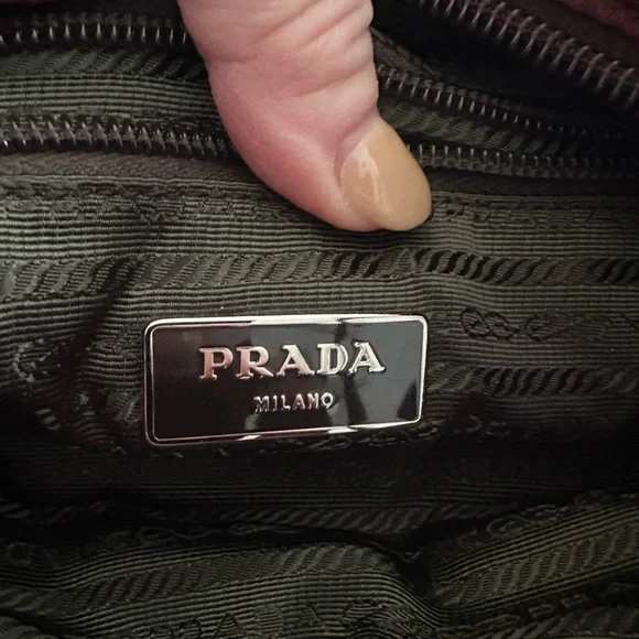 Prada Maroon Messenger Bag - Picture 5 of 6